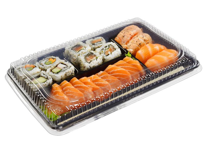 Sushi Retangular Peq. 5 Divisórias